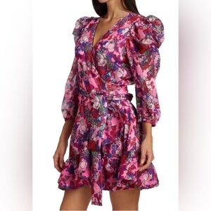 NWT Trina Turk Floral Wrap Dress